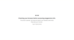 Desktop Screenshot of pragpension.info